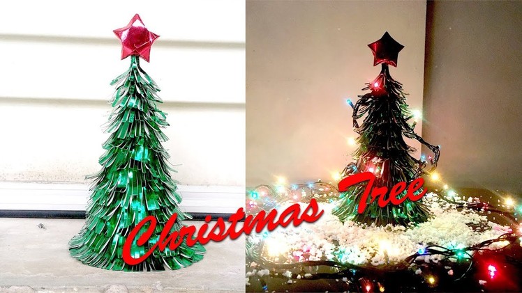 DIY, How To Make Paper Christmas Tree | کاردستی، ساخت درخت کریسمس با کاغذ