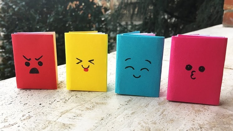 DIY MINI NOTEBOOKS   Four Easy & Cute Designs!