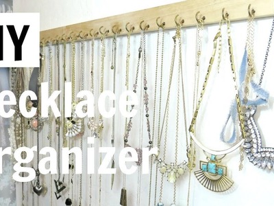 DIY Necklace Organizer