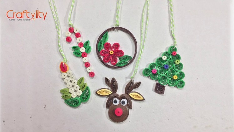 DIY Paper Quilling Christmas Decorations | DIY Christmas Quilling | Christmas Ornaments
