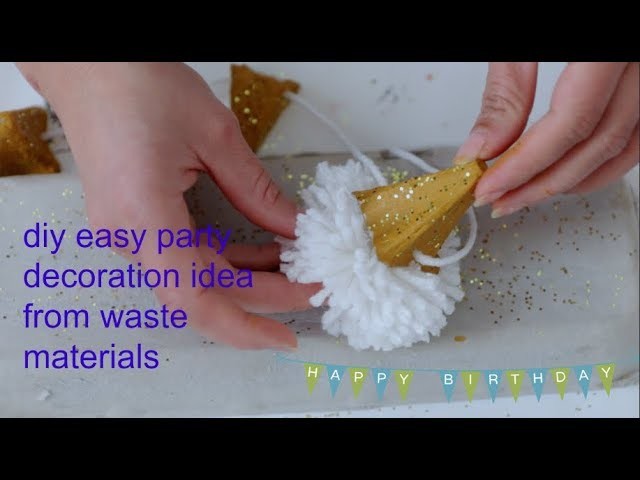 DIY Party Decoration Ideas From Waste Materials || Easy Decoration Idea || Inspiration Kidzone