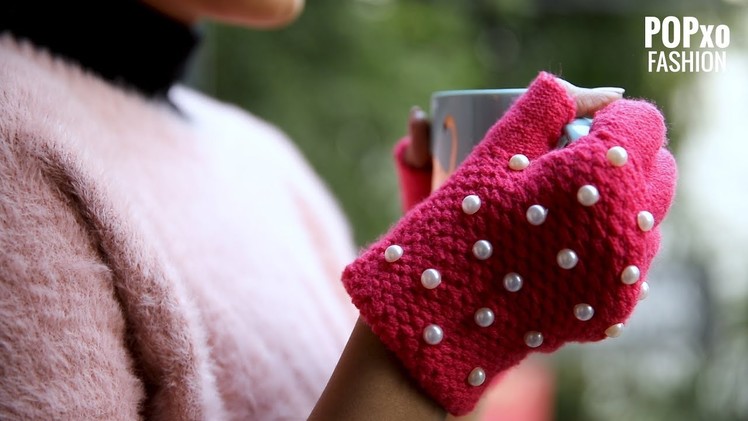 DIY Pearl Studded Gloves - POPxo Fashion