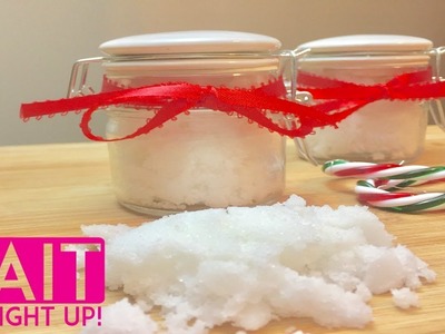 DIY Peppermint Sugar Scrub | Homemade Gift Idea | Cait Straight Up