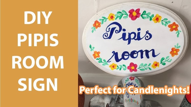 DIY PIPIS ROOM SIGN | MBMBaM Crafting