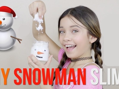 DIY SLIME CHRISTMAS GIFT IDEA ⛄ | CLOUD SNOWMAN SLIME