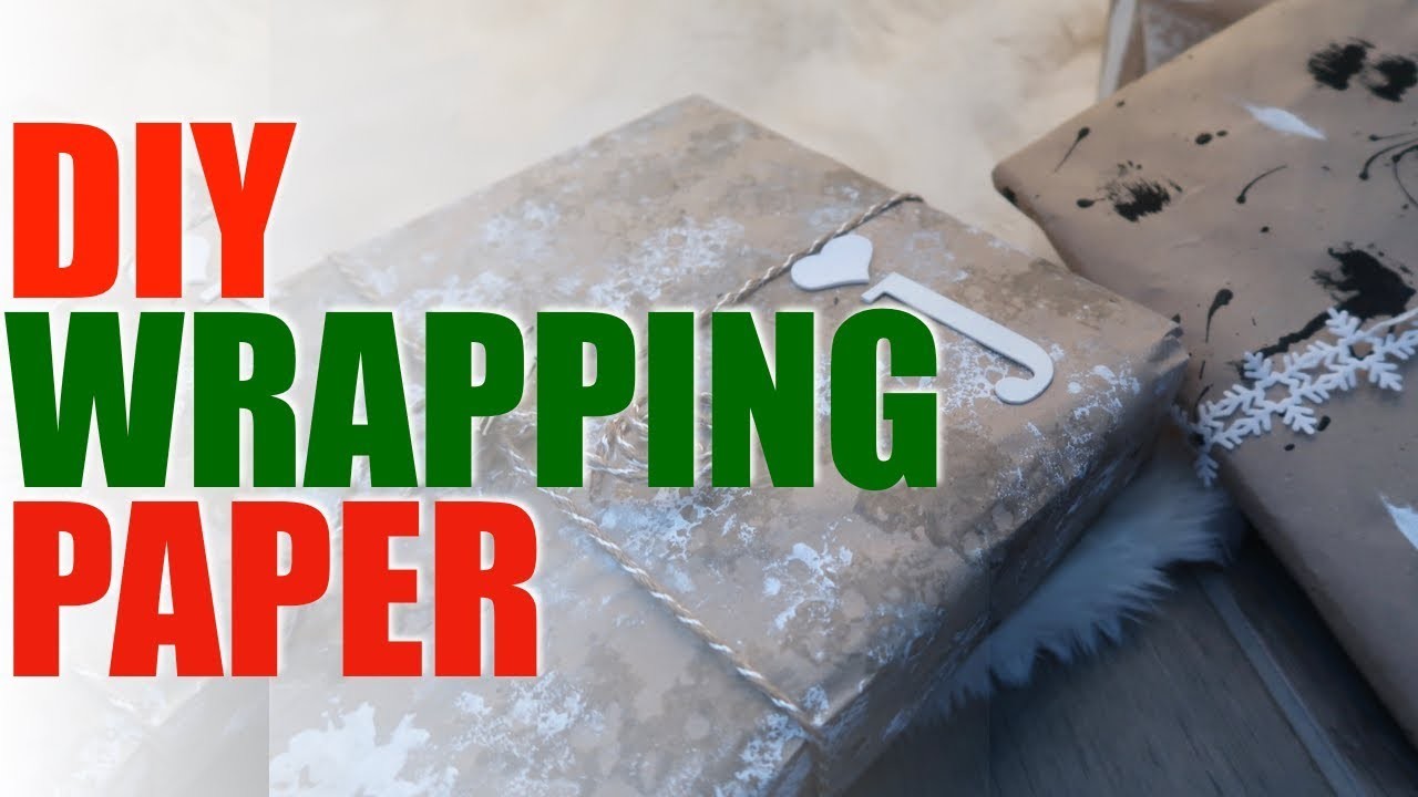 DIY Wrapping Paper | VLOGMAS DAY 12