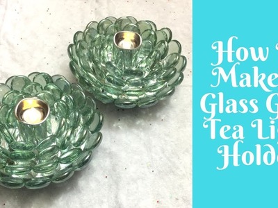 Everyday Crafting: DIY Glass Gem Tea Light Holder
