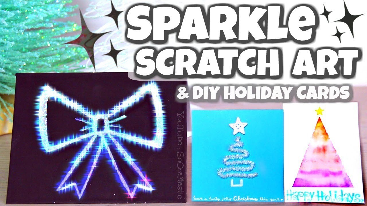 GLITTER SCRATCH ART DIY Holiday Card Designs CHRISTMAS DIYs By glitter-scratch-art-diy-holiday-card-designs-christmas-diys-by