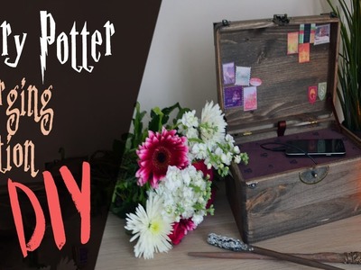 Harry Potter Charging Station Chest. DIY. Christmas Gift Idea