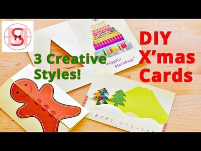 Holiday DIY - 3 Creative Handmade Card Ideas