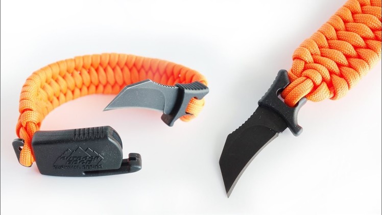 How to Make a Paraclaw Trilobite Bracelet | Paracord Bracelet with Hidden Blade