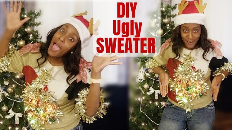 Making Ugly Christmas Sweaters. DIY Ugly Sweaters (collab). Ugly Holiday Sweaters