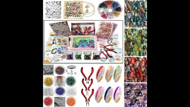Online Art Classes | Introduction of DIY and Jewelry Making Material and Haul | Step by Step