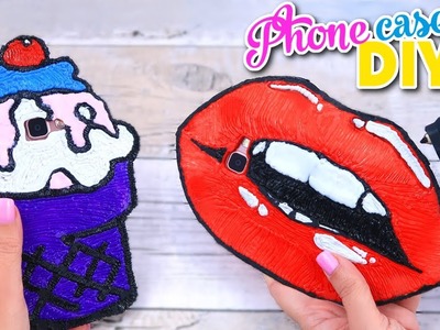 PHONE CASES DIY - EASY CRAFTS FOR CHILDREN |  3D Pen CREATIONS