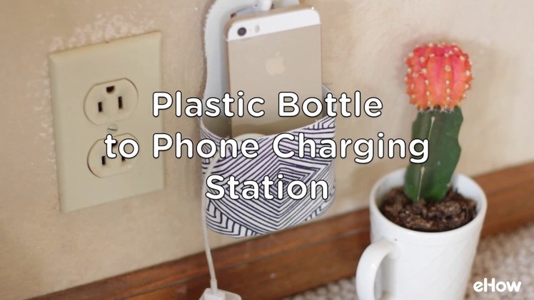 Phone Charging Station DIY (Using a Plastic Bottle)