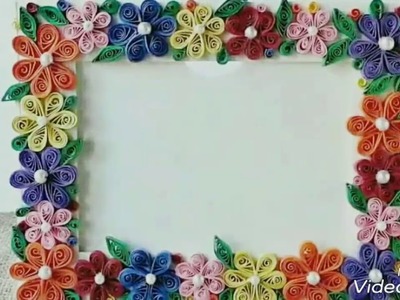 QUILLING DIY PHOTO FRAME DECO BY SWAYAM TV