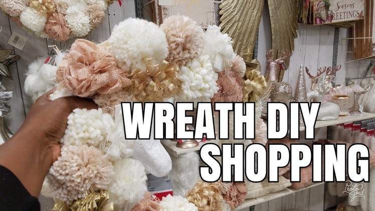 SHOP WITH ME: GETTING CRAFTS FOR MY DIY WREATH | PART 1 |  MICHAEL'S | CHRISTMAS HOME DECOR IDEAS