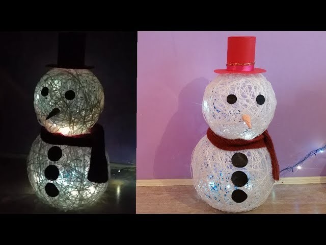 String Snowman - Amazing Holiday DIY Projects