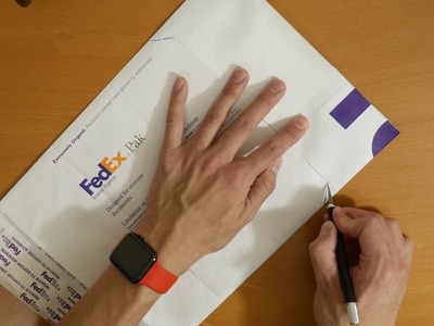 Tyvek FedEx Envelope Bi-Fold Wallet Origami Instructions DIY -- in 4K