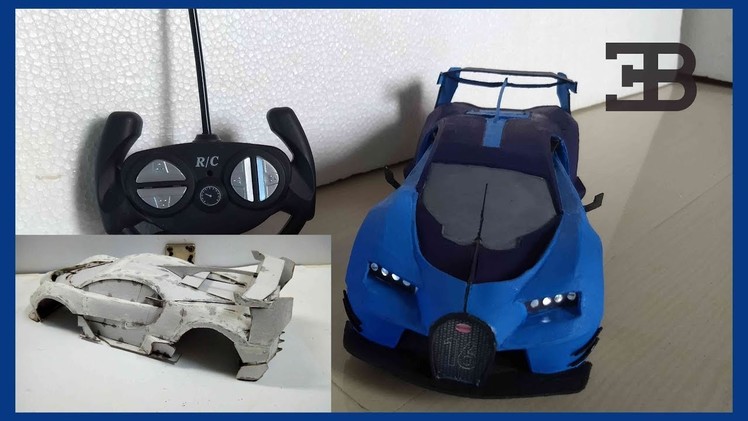 WOW ! Super RC Bugatti Chiron Grand Turismo Vision GT(Cardboard DIY) - ONE AND ONLY IN WORLD!!