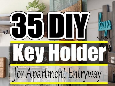 35 Easy DIY Key Holder Ideas for Apartment Entryway