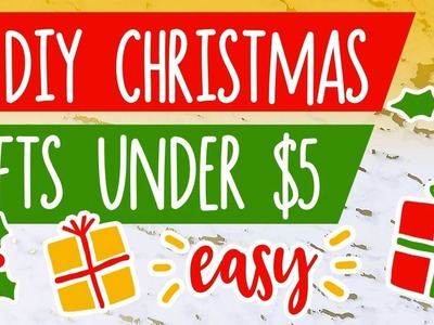 5 DIY Gifts UNDER $5. Christmas on a Budget