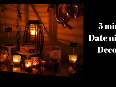 5 minutes Romantic decoration ideas |Romantic date night diy decor|