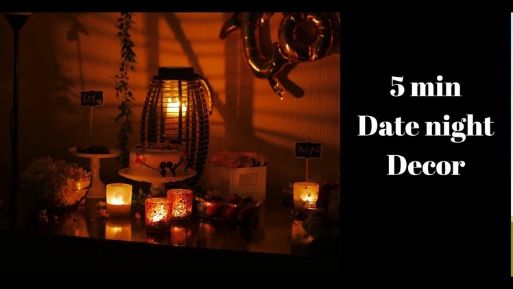 5 minutes Romantic decoration ideas |Romantic date night diy decor|