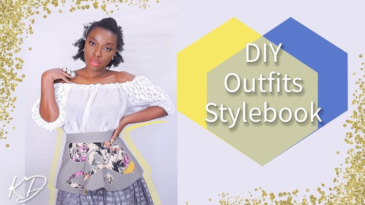5 OUTFITS I'VE MADE | DIY CHRISTMAS PARTY STYLEBOOK | KIM DAVE