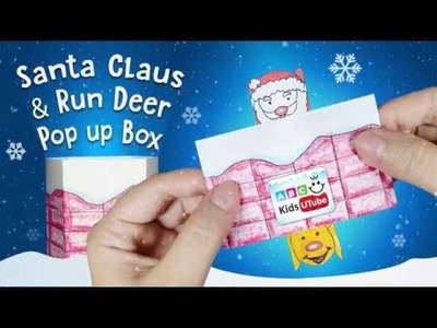 Christmas 2018 cards -  custom Christmas cards -  Santa Clause pop up box