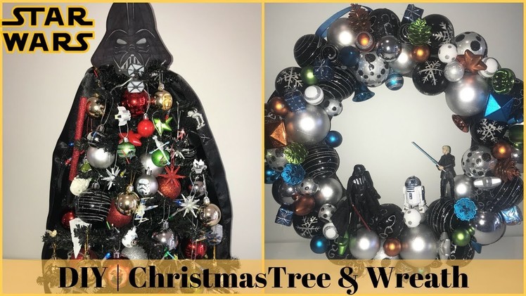 CHRISTMAS DIY & DECOR CHALLENGE | Star Wars Theme Christmas Tree & Wreath