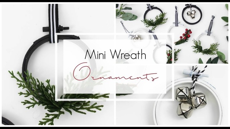Christmas DIY & Decor Challenge: Mini Wreath Ornaments