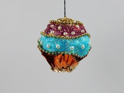 Christmas tree ornament cupcake DIY deco cupcake Xmas decoration