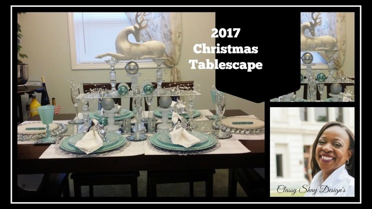 DIY: 2017 Christmas Tablescape - Mostly Dollar Tree DIY's