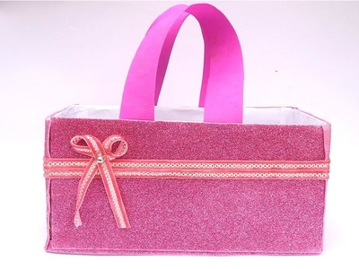 DIY Bag, Foam Sheet, Card Board,  Handmade Beautiful Bag