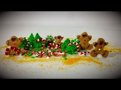 DIY Christmas Sprinkles (Gingerbread Man,3d Christmas Tree, Candy Canes) - Zuccherini Natalizi DIY