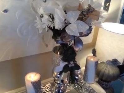 DIY Dollar Tree Christmas Flower Centerpiece