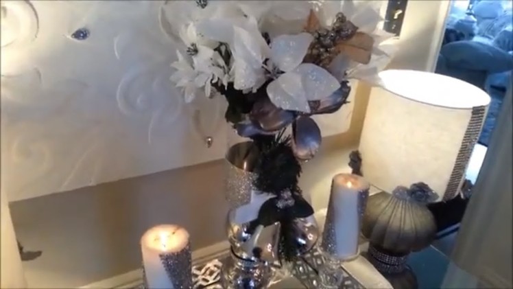 DIY Dollar Tree Christmas Flower Centerpiece