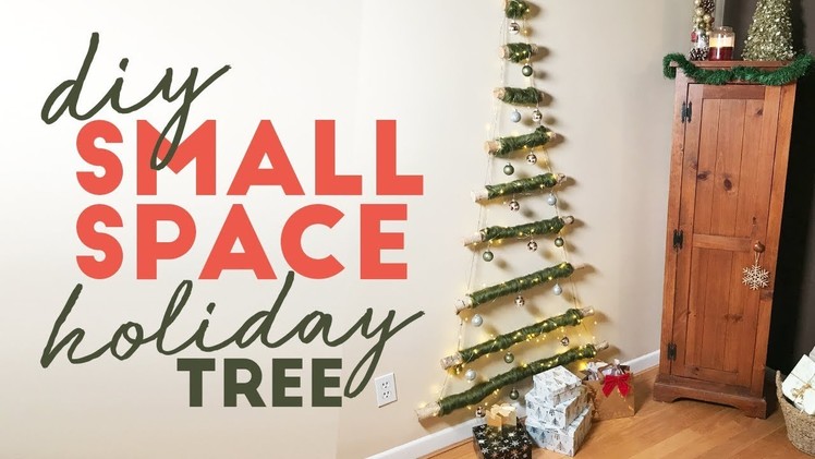 DIY Hanging Christmas Tree | Small Space Solution