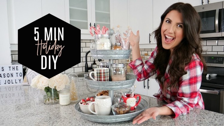 DIY: HOT COCOA STATION IN 5 MINUTES | VLOGMAS DAY 8