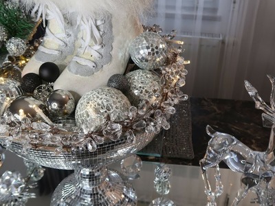 DIY Ice Crystal LED Wreath || Z Gallerie Inspired