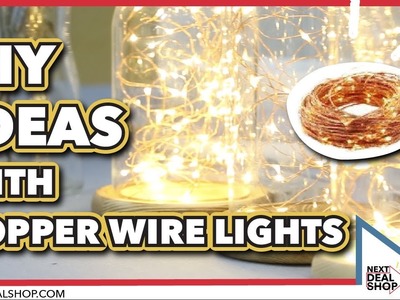 DIY Ideas With Copper Wire Lights - Next Deal Shop