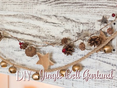 DIY Jingle Bell Garland - Fixer Upper Style Christmas