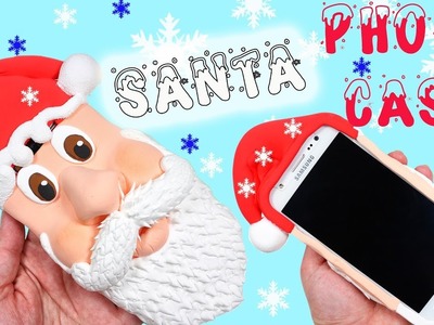 DIY Santa Phone Case - How To Make Christmas Santa Face Phone Case