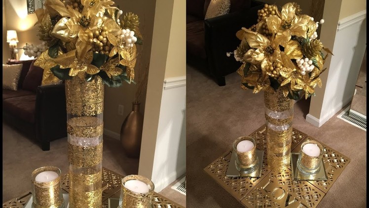 Dollar Tree DIY - ???? Beautiful Gold Vase ????