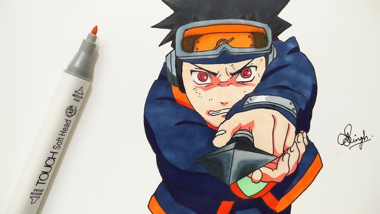 Drawing Kid Obito - Naruto Shippuden