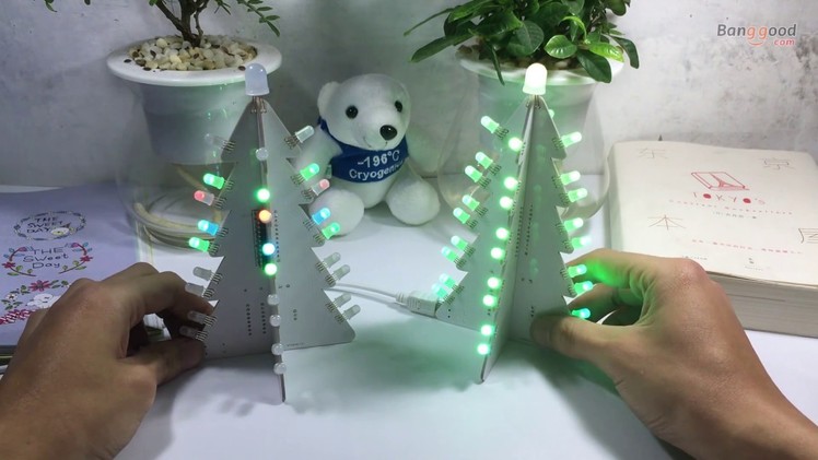Geekcreit® DIY Light Control Full Color LED Big Size Christmas Tree