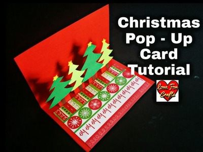 Handmade Pop Up Christmas Greeting Card | DIY Christmas Tree Card