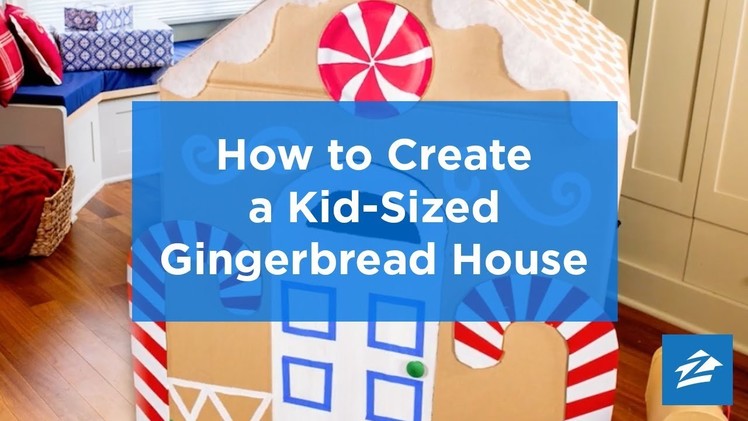 Holiday DIY: How to Create a Kid-Sized Gingerbread Playhouse