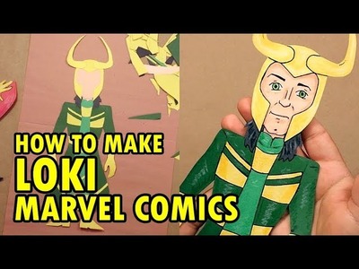 How To Make Loki - Marvel Comics Crafts